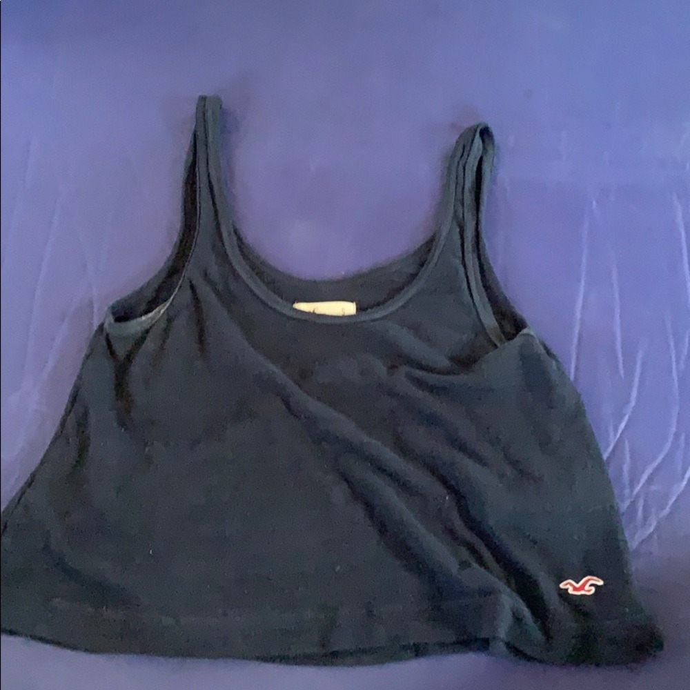 cute tank crop top~ hollister